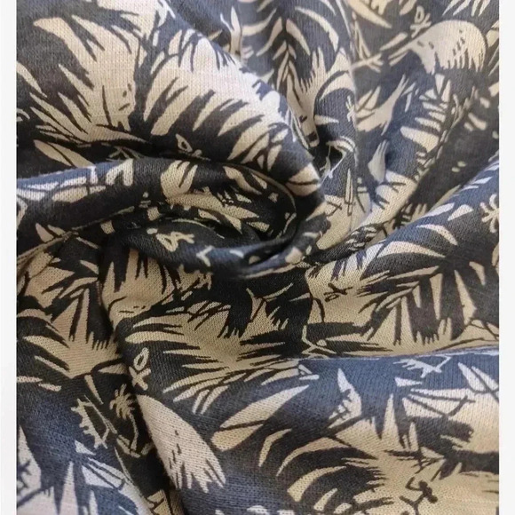 Columbia Button  Down Short Sleeve Black Tan Shirt Size XL - Picture 7 of 9